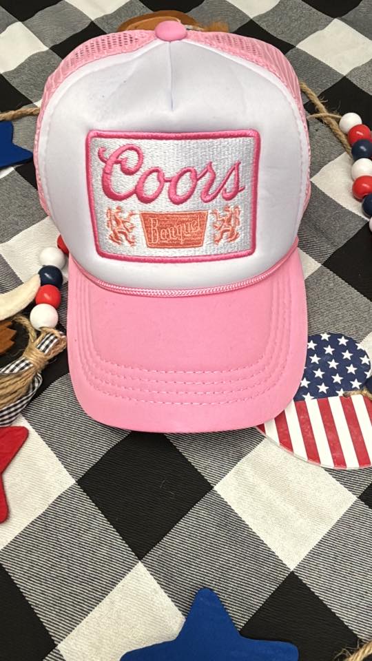 Pink Coors Trucker Hat