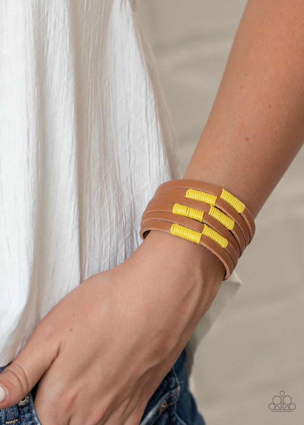 Country Colors Yellow Bracelet