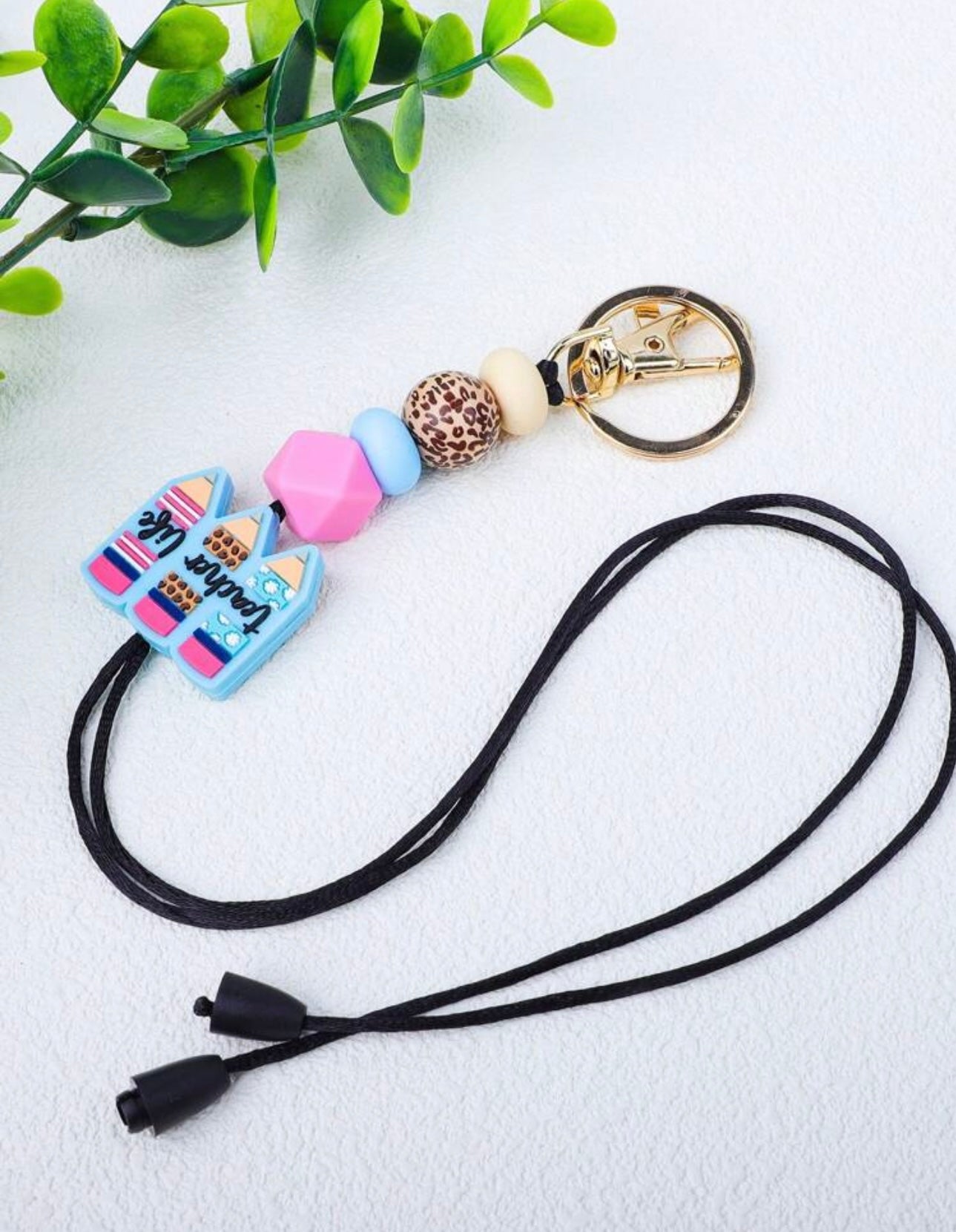 teacher life lanyard