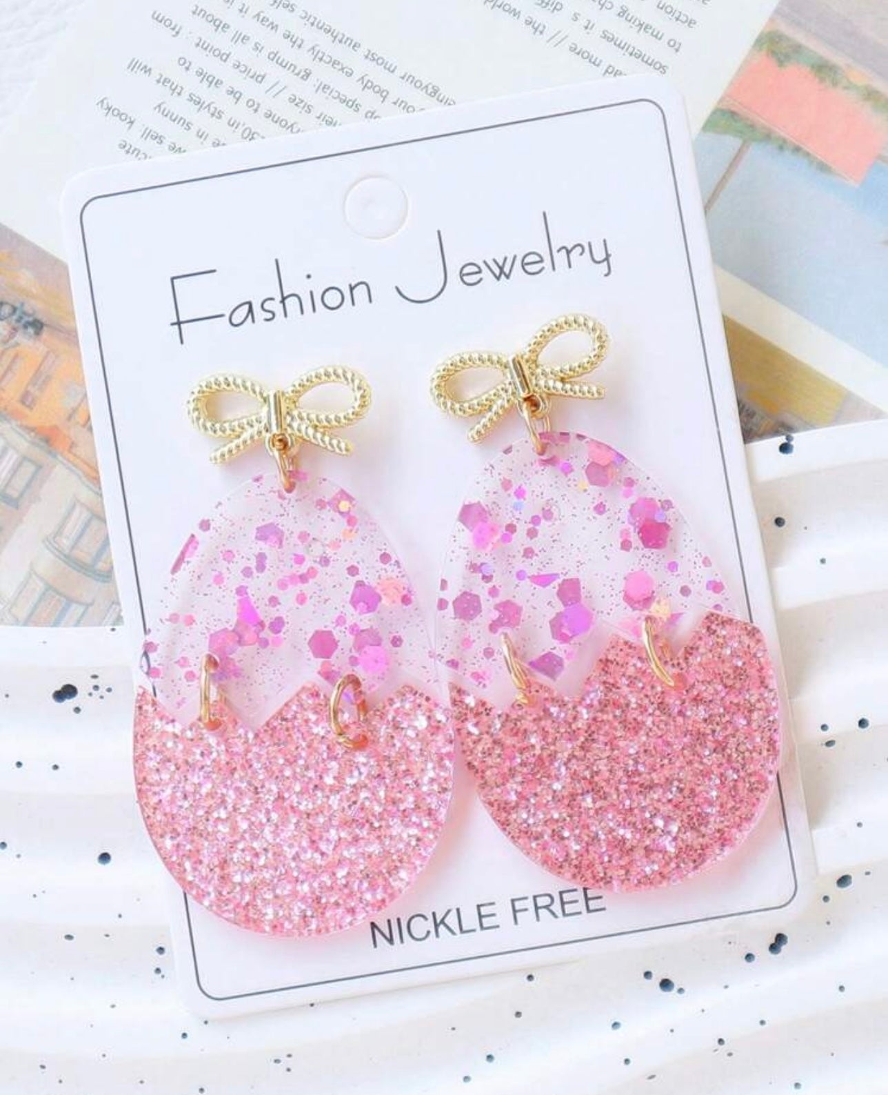 Easter Acrylic Egg Earrings