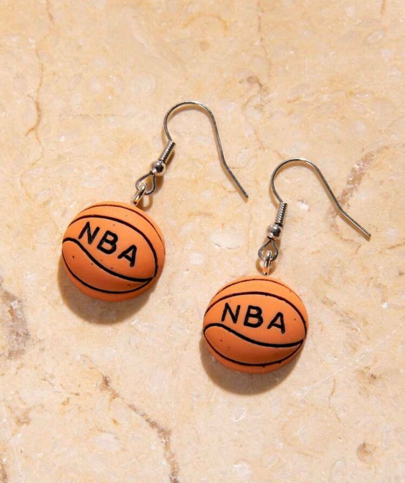 Basketball Dangle Earrings