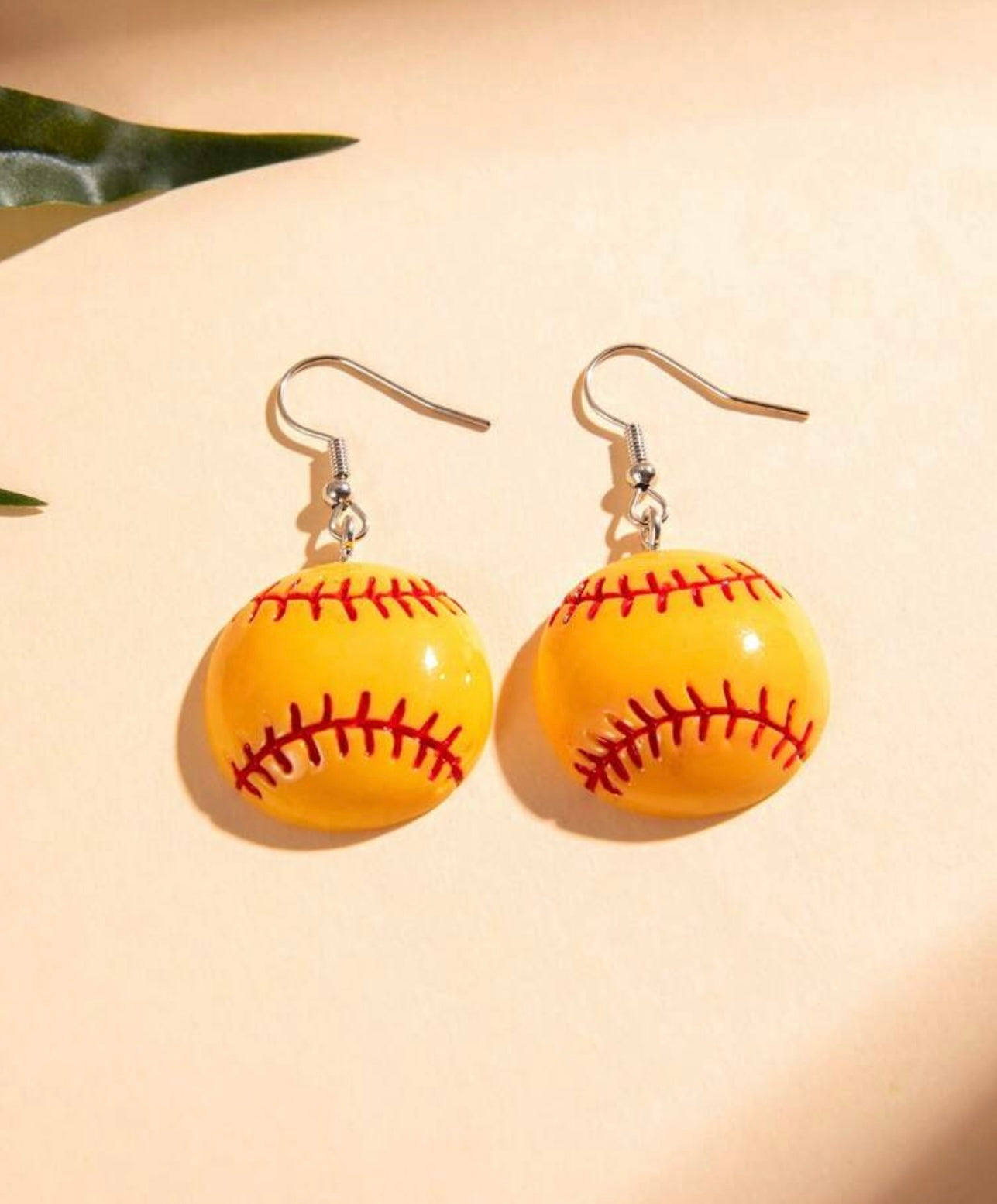 Softball Dangle Earrings