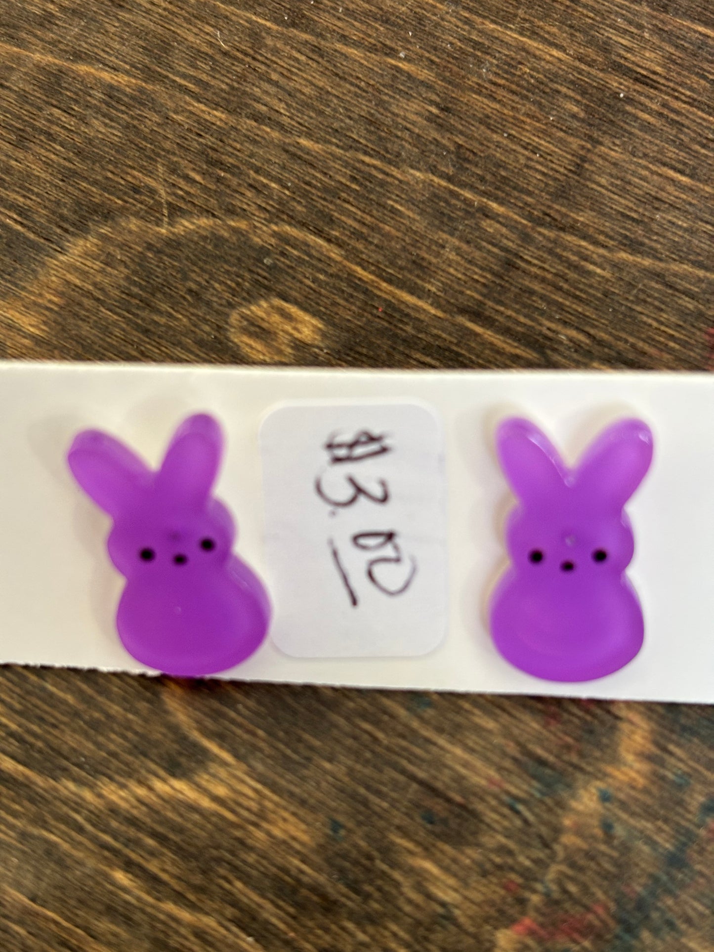 Purple Peep Earrings