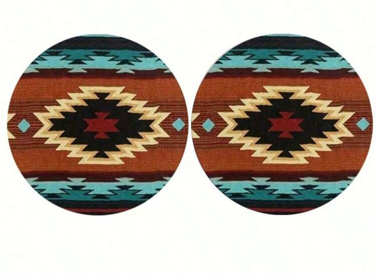 Aztec Car Coasters