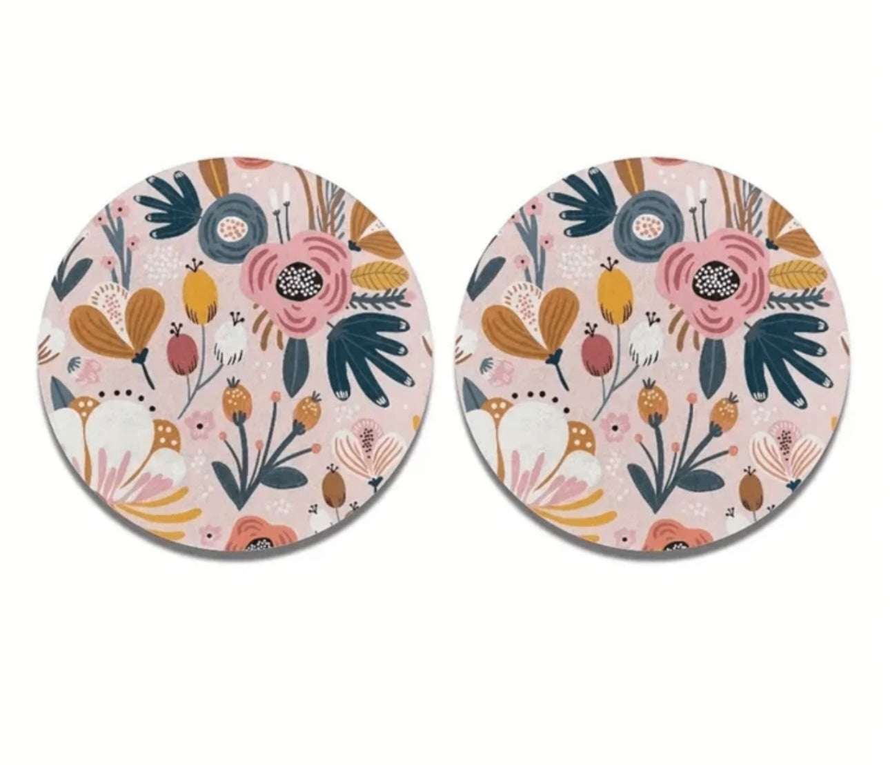 Flower Car Coasters