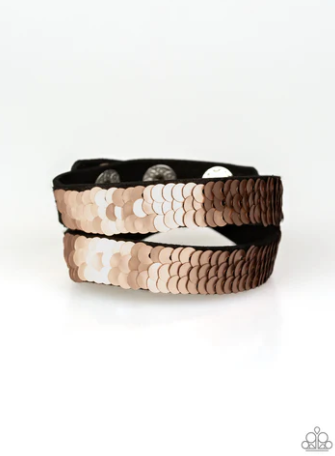 Under The SEQUINS Gold Wrap Bracelet