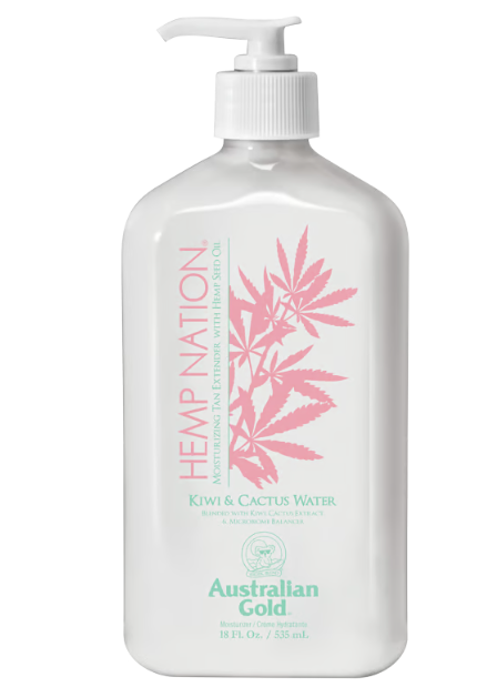 Australian Gold Hemp Nation Kiwi & Cactus Water Tan Extender
