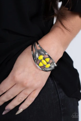 Caribbean Cabana Yellow ~ Paparazzi Bracelet