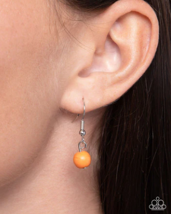 Desert Dalliance" Orange Necklace & Earring Set