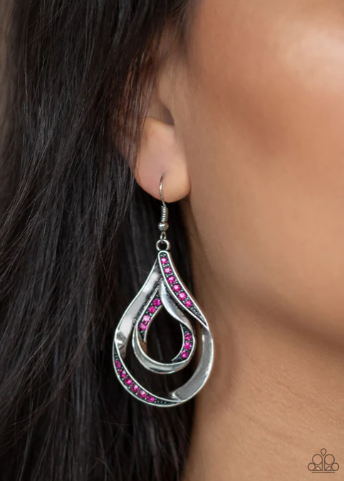 Flavor Of The Fleek - Pink ♥ Earrings