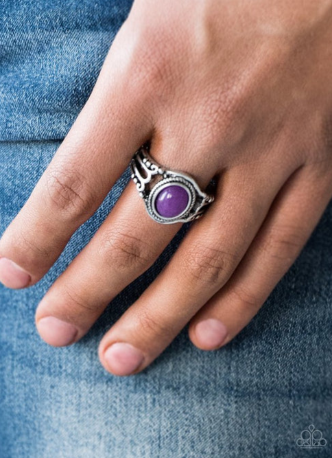 ♥ Peacefully Peaceful - Purple ♥ Ring