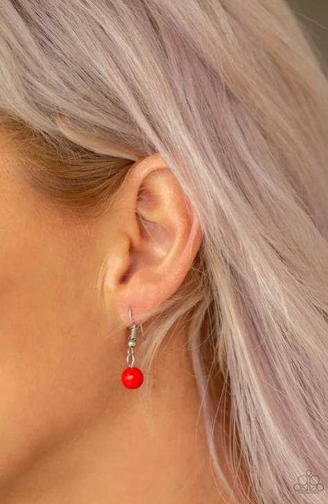 ♥ Serenely Springtime - Red ♥ Necklace