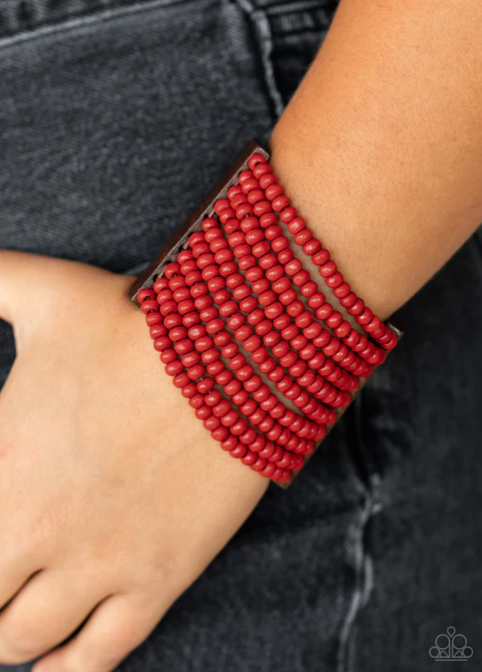 ♥ Waikiki Wonderland - Red ♥ Bracelet