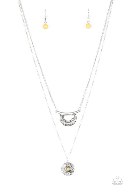 Gypsy Go-Getter Yellow Necklace