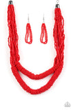 Right As RAINFOREST - Red Necklace