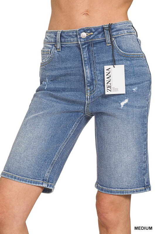 High Waisted Bermuda Short Pants