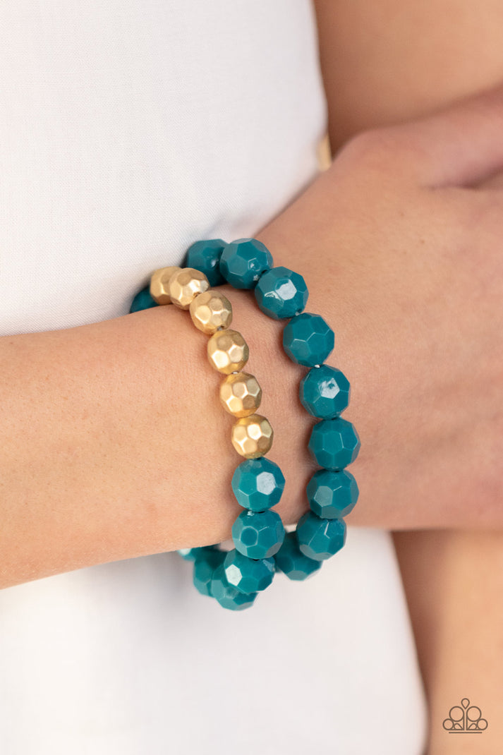 Grecian Glamour Blue Bracelet
