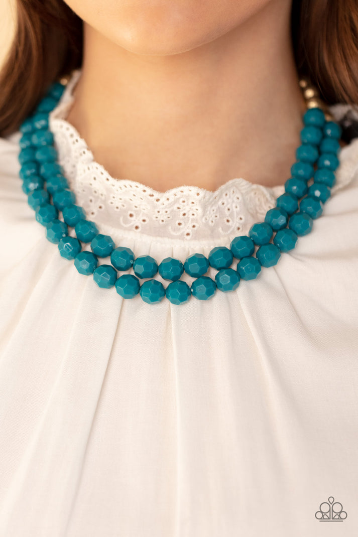 Greco Getaway Blue Necklace