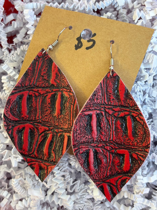 red and black