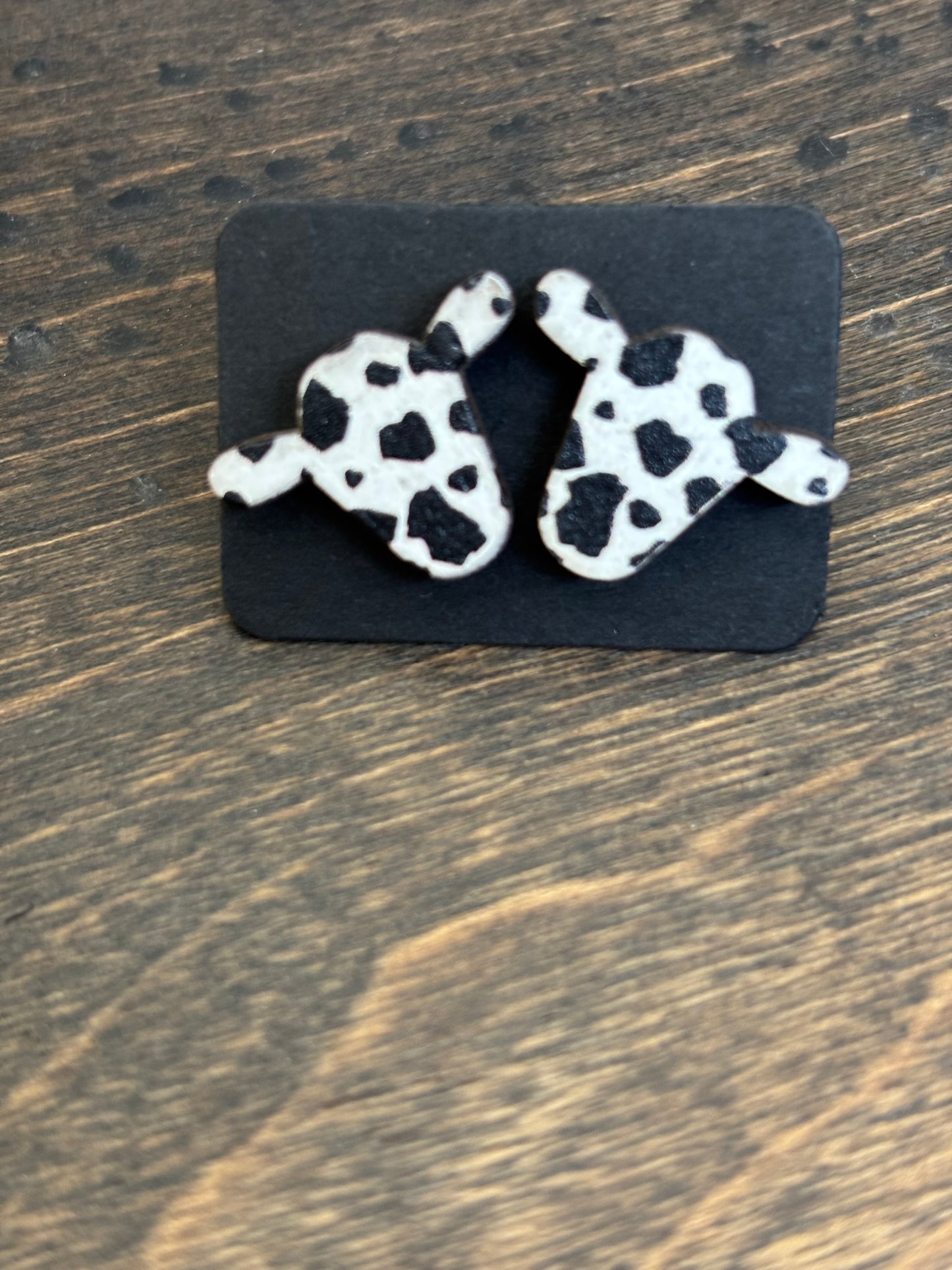 Western Cow Post Earrings