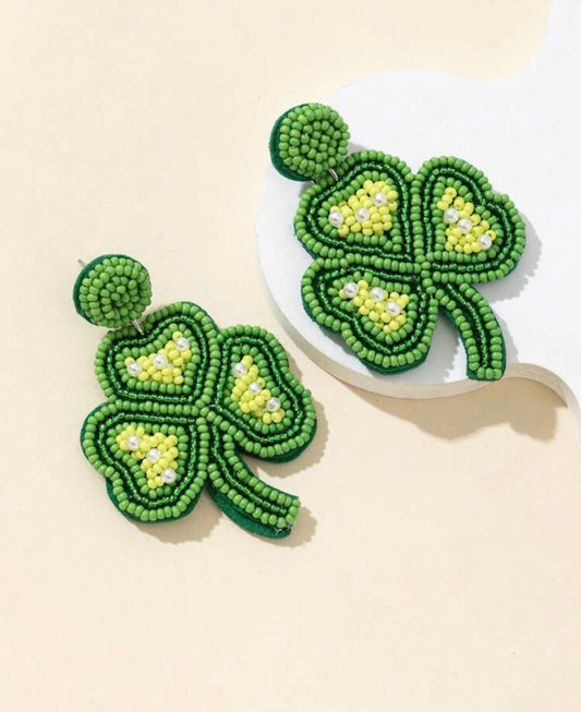 Green St. Patrick's Day Shamrocks