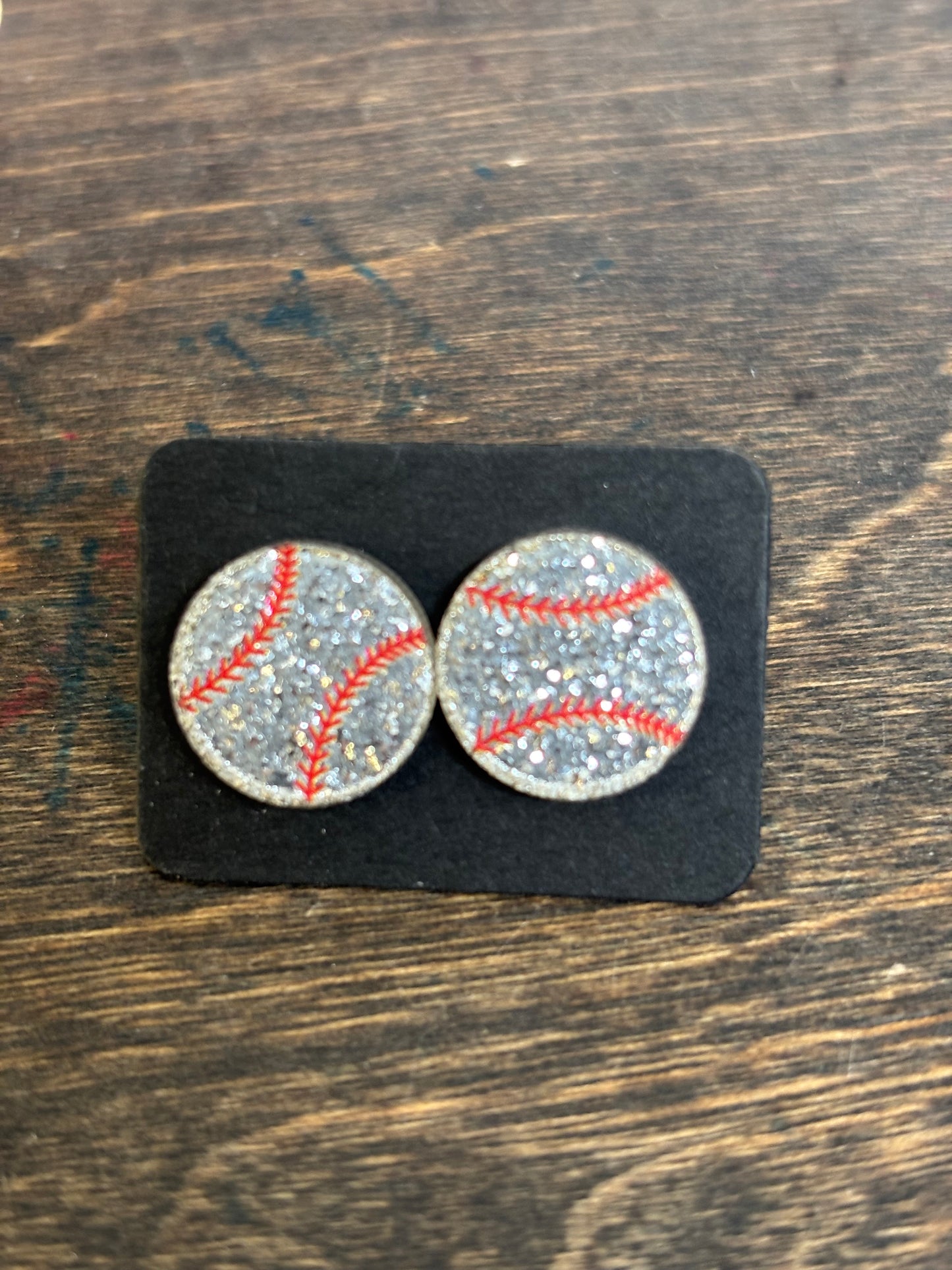 Baseball Post Earrings