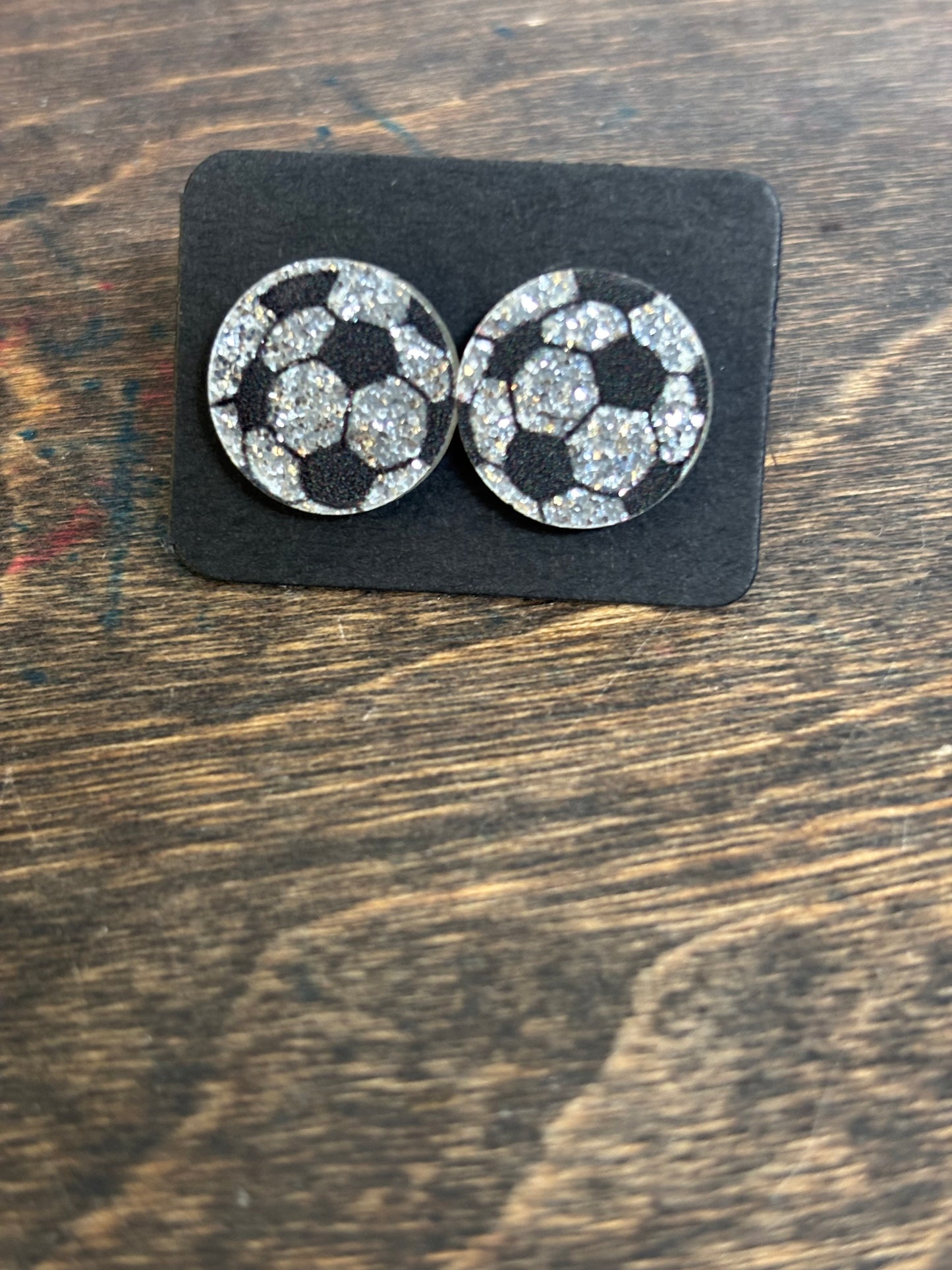 Soccer Post Earrings