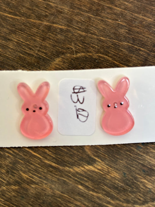 Pink Peep Earrings