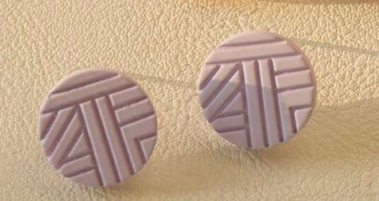 Purple Post Earrings