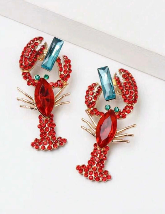 Crawfish Post Earrings