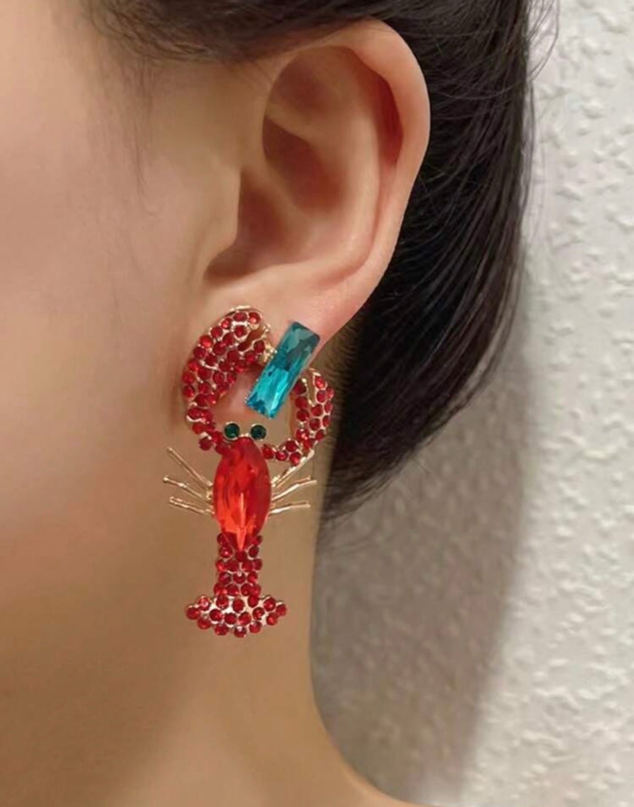Crawfish Post Earrings