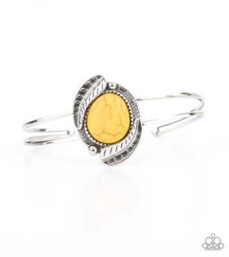 Living Off The BANDLANDS - Yellow Bracelet