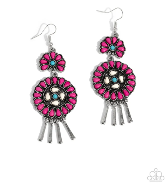 Watch the Sunset - pink Earrings
