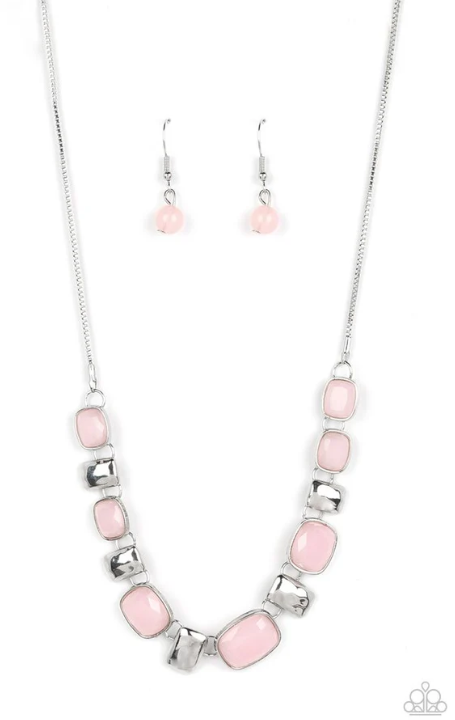 Polished Parade - Pink Necklace