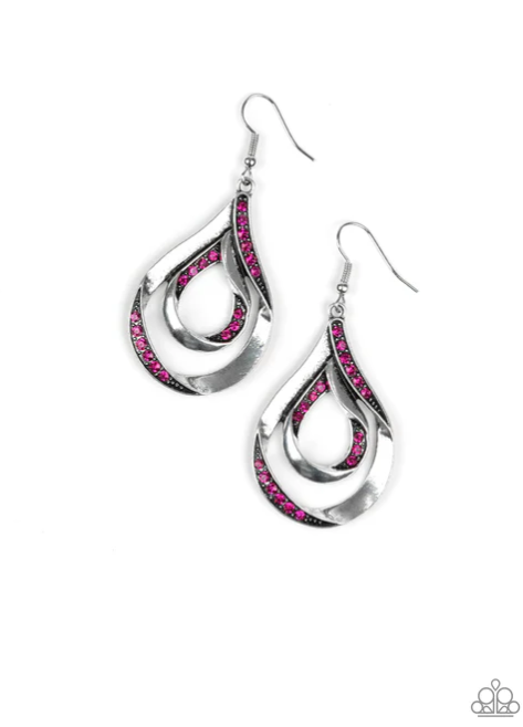 Flavor Of The Fleek - Pink ♥ Earrings