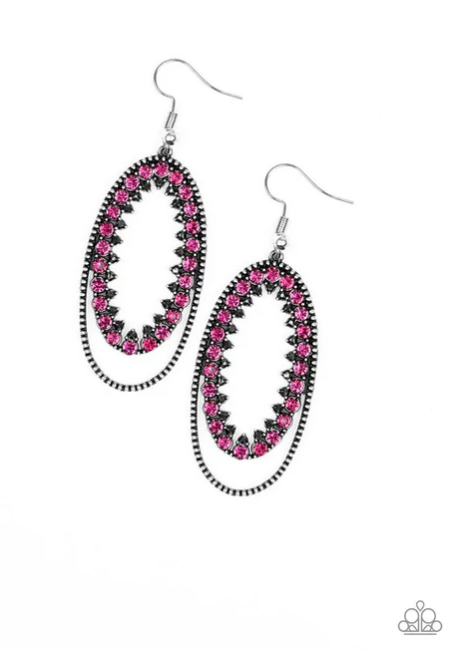 Marry Into Money - Pink ♥ Earrings