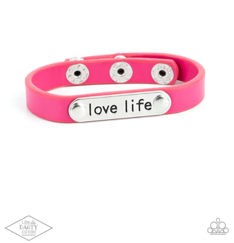 Love Life Pink Wrap Bracelet - Paparazzi