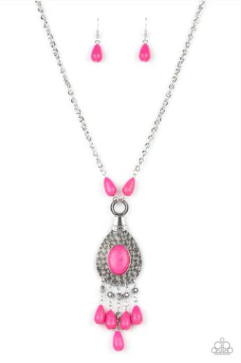 Cowgirl Couture - Pink Necklace