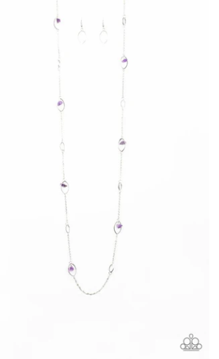 Rocky Razzle - Purple Necklace