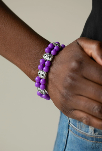 Daisy Debutante Purple Bracelet