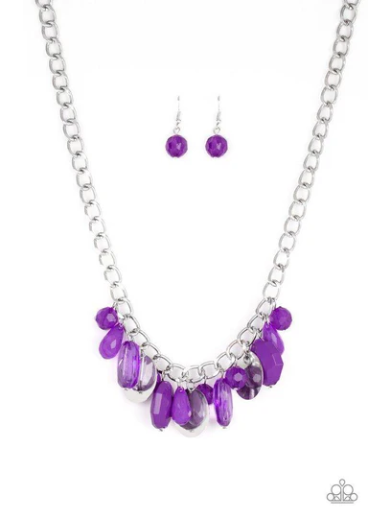 Treasure Shore - Purple Necklace