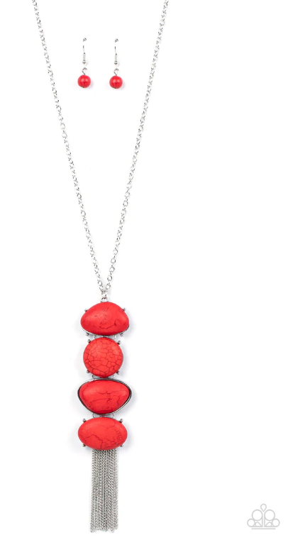 Hidden Lagoon - red - Necklace
