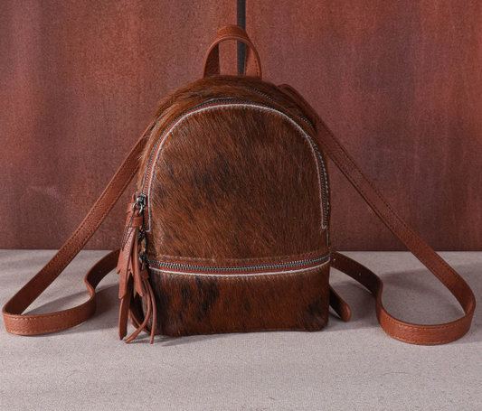 Trinity Ranch Hair-On Cowhide Collection Mini Backpack