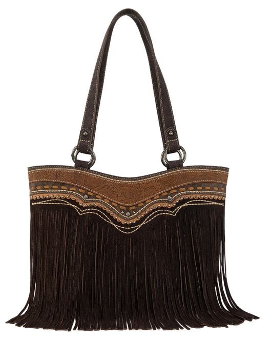 Montana West Fringe Collection Concealed Carry Tote