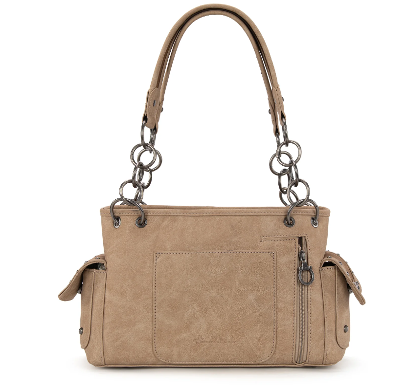 Montana West Cut-Out Embroidered Concealed Carry Satchel