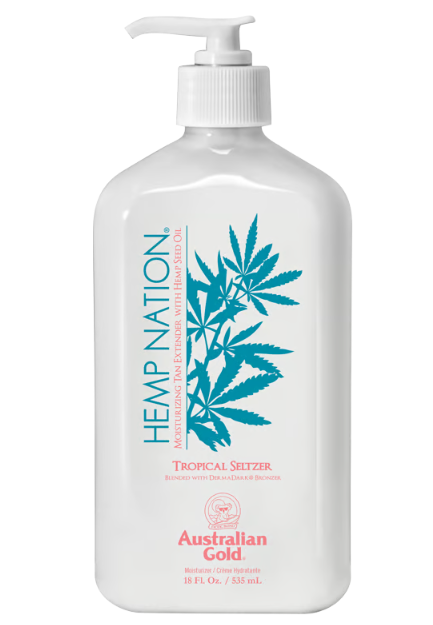 AG Hemp Nation Tropical Seltzer Tan Extender 18 oz – Hydrating, Glow-Boosting Daily Moisture