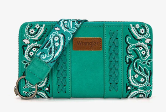 Wrangler Western Desert Paisley Wallet