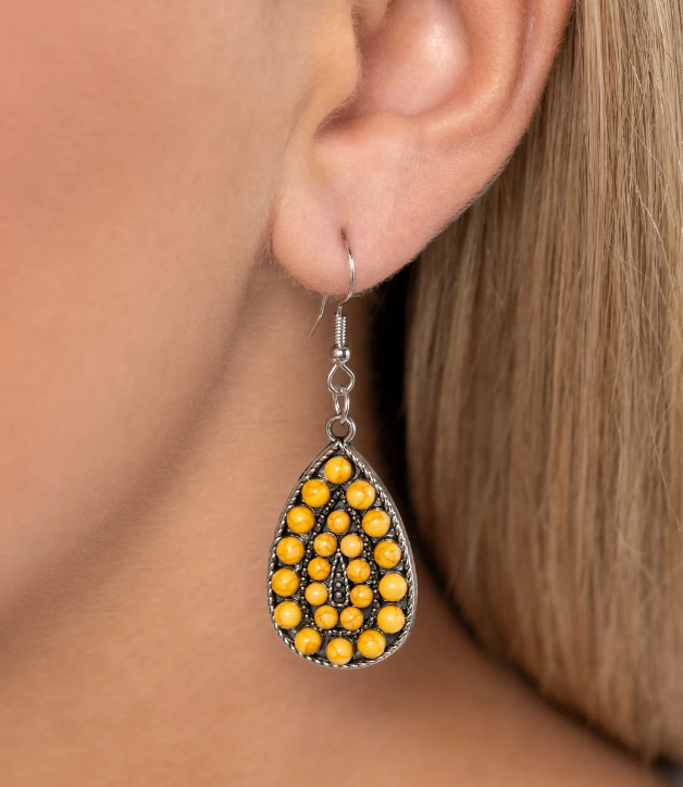 Rural Replica Yellow Earrings