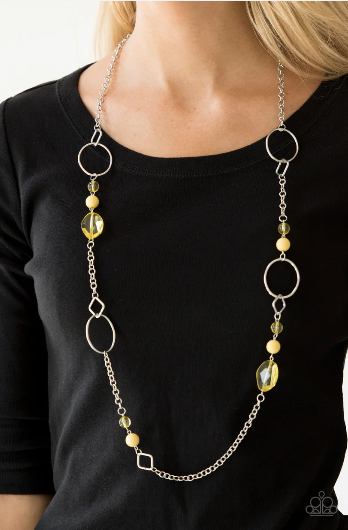 Very Visionary - Yellow ♥ Necklace