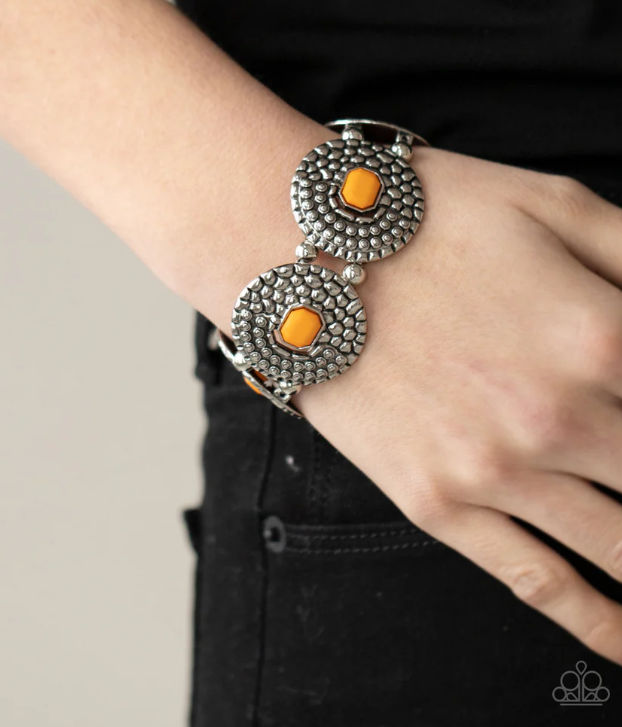 Prismatic Prowl Orange Paparazzi Bracelet